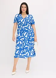 Midi jurk met pofmouwen, bonprix