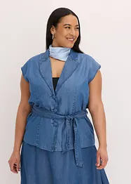 Mouwloze blazer van lyocell, bonprix