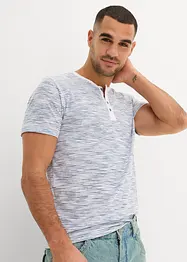 Henley shirt van puur katoen, korte mouw, bonprix