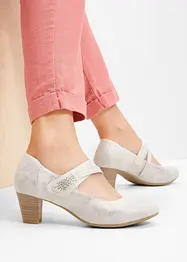 Jana strappy pumps in comfortabele wijdte, Jana