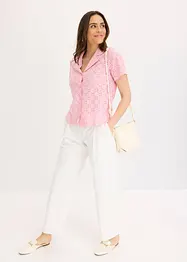 Blouse met broderie anglaise, bonprix