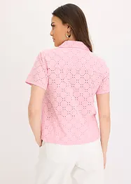 Blouse met broderie anglaise, bonprix