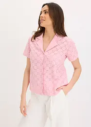Blouse met broderie anglaise, bonprix