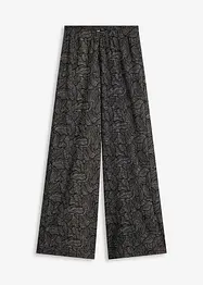 Jersey-crèpe broek, bonprix