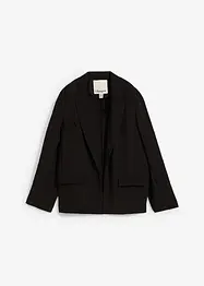 Blazer van een gestructureerde crinkle-viscosemix, bonprix