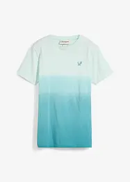 Jongens T-shirt met kleurverloop van puur biologisch katoen, bonprix