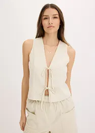 Gilet met strikken, bonprix