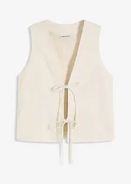 Gilet met strikken, bonprix