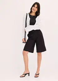 Bermuda met bandplooien, bonprix