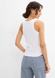 Tanktop met siernaden, bonprix
