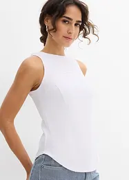 Tanktop met siernaden, bonprix
