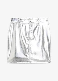 Minirok in metallic look, bonprix