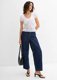 T-shirt van kant, bonprix