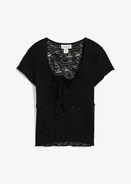 T-shirt van kant, bonprix