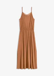 Jersey jurk met kant, bonprix