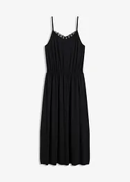 Jersey jurk met kant, bonprix