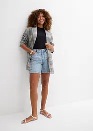 Jeans bermuda mid waist, low stretch, bonprix