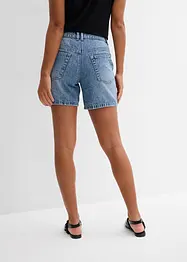 Jeans bermuda mid waist, low stretch, bonprix