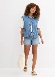 Jeans short high waist, low stretch, bonprix