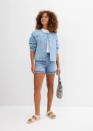 Jeans short high waist, low stretch, bonprix