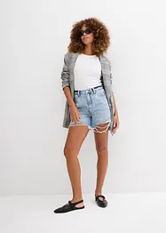 Jeans short high waist, low stretch, bonprix
