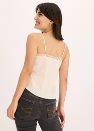 Blousetop met broderie anglaise, bonprix