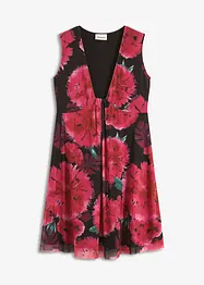 Jersey jurk met mesh, bonprix