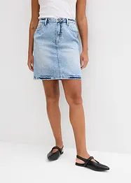 Spijkerrok mid waist, low stretch, bonprix