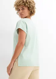 T-shirt met verlengde achterkant van zwaar katoen, bonprix