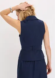Gilet met riem, bonprix