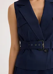 Gilet met riem, bonprix