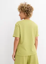 Shirt van borken crèpe, bonprix