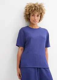 Shirt van borken crèpe, bonprix