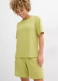 Shirt van borken crèpe, bonprix