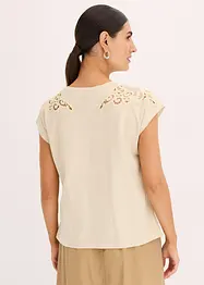 Shirt met kanten detail, bonprix