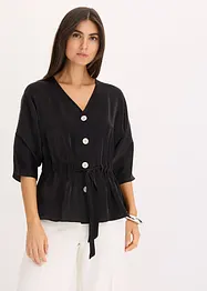 Blouse met ceintuur, bonprix