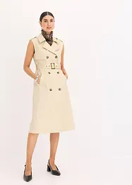 Trench jurk met riem (2-dlg. set), bonprix