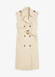 Trench jurk met riem (2-dlg. set), bonprix