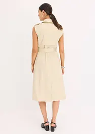 Trench jurk met riem (2-dlg. set), bonprix