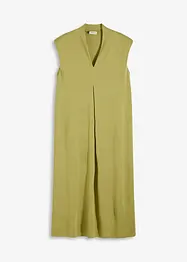 Jersey jurk van viscose piqué met schoudervullingen, bonprix