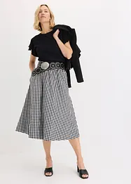 Midi rok van puur katoen, bonprix