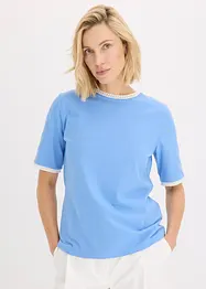 Shirt met kanten rand, bonprix