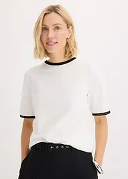 Shirt met kanten rand, bonprix