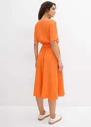 Midi jurk van luchtig seersucker, bonprix