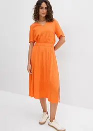 Midi jurk van luchtig seersucker, bonprix