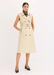 Trench jurk met riem (2-dlg. set), bonprix