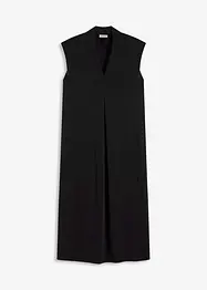 Jersey jurk van viscose piqué met schoudervullingen, bonprix