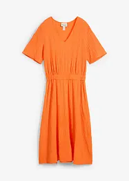 Midi jurk van luchtig seersucker, bonprix