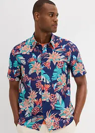 Overhemd met korte mouwen van viscose, bonprix