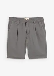 Stretch bermuda regular fit met bandplooien, bonprix